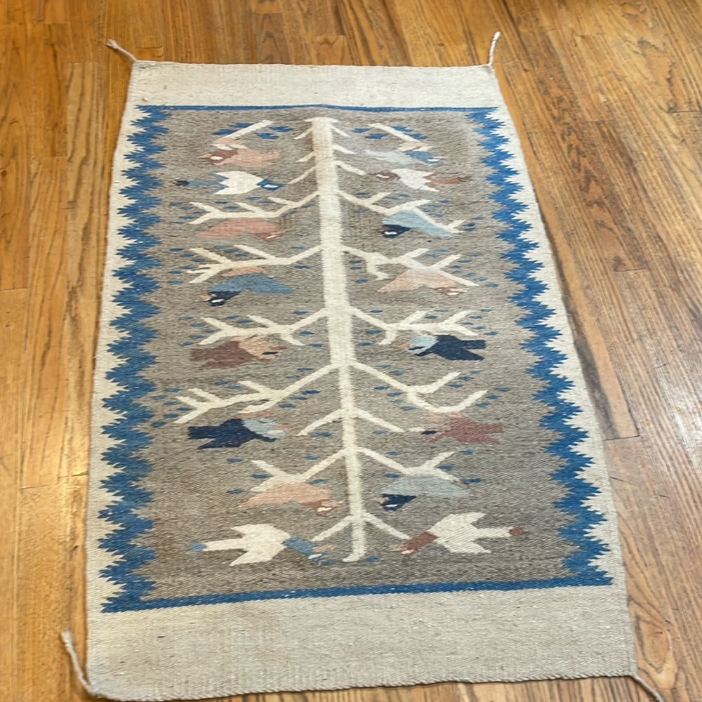 Vintage wool rug